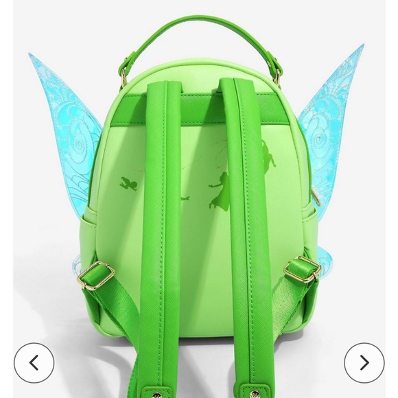 Disney Loungefly BoxLunch exclusive Tinkerbell mini backpack NWT - Picture 4 of 8